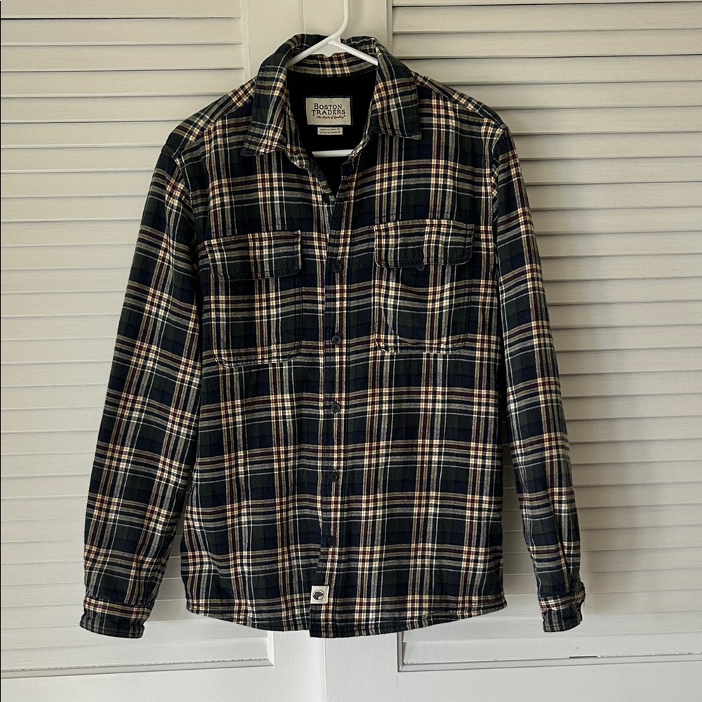 Boston Traders Multicolor Plaid Shirt Jacket